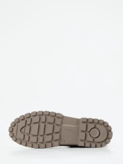 Gabor Comfort – Schnürstiefelette aus Nubukleder Taupe