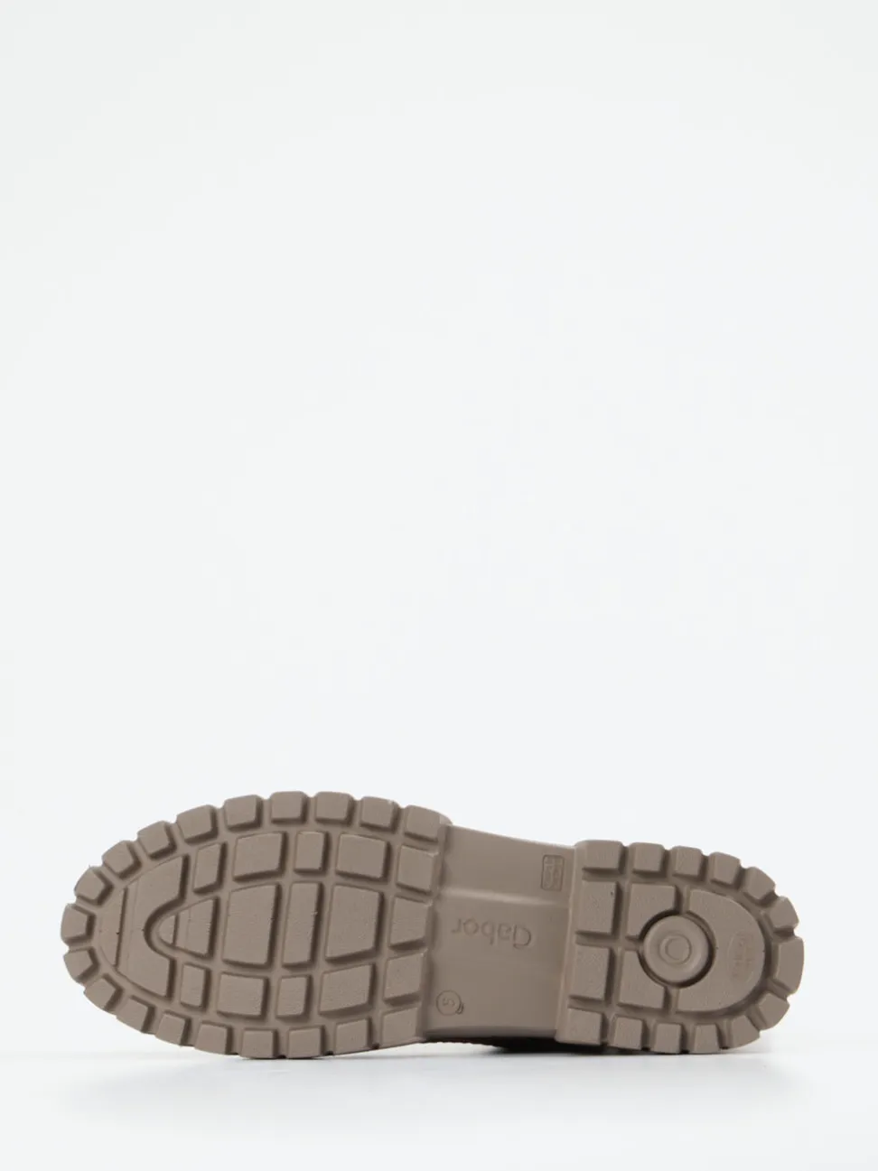 Gabor Comfort – Schnürstiefelette aus Nubukleder Taupe