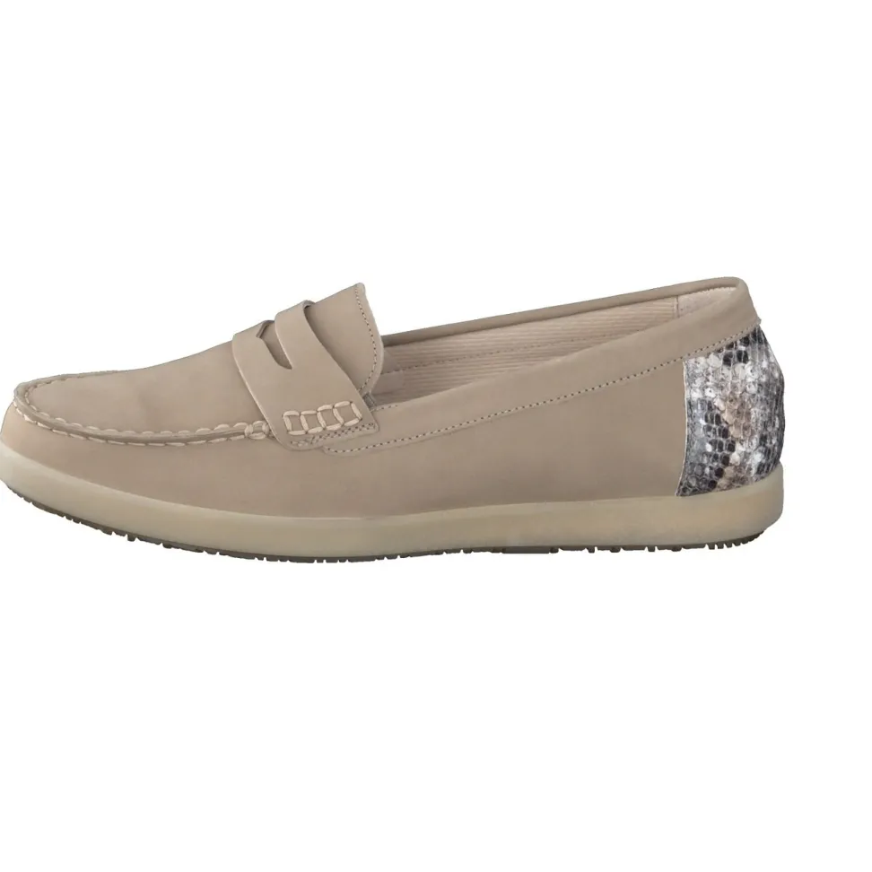 Gabor Comfort – Slipper aus Nubukleder in Taupe
