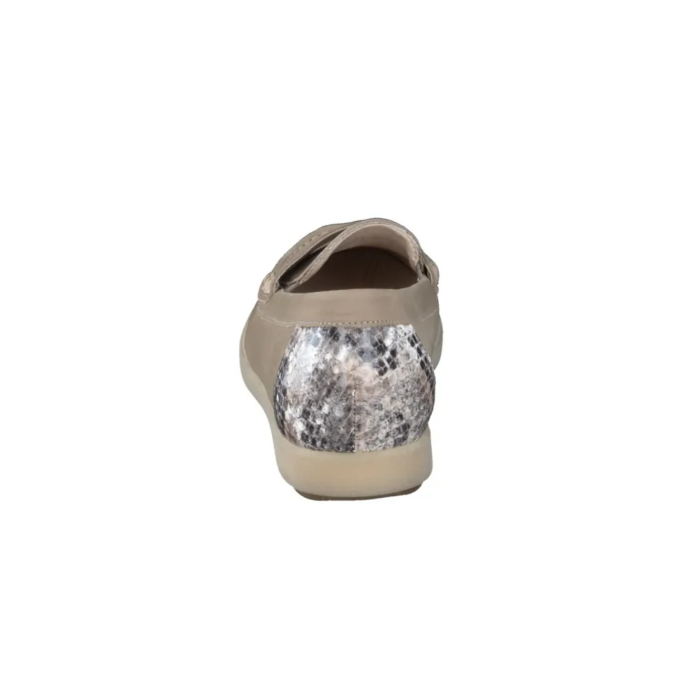 Gabor Comfort – Slipper aus Nubukleder in Taupe