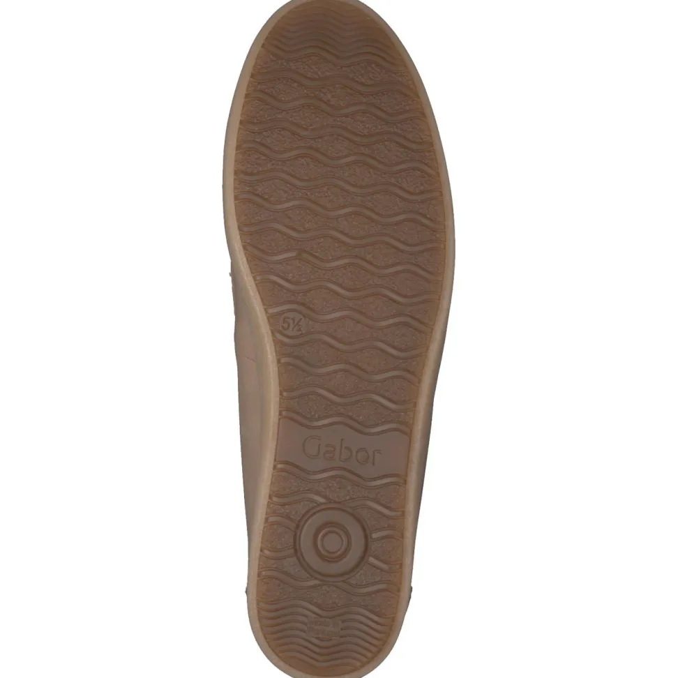Gabor Comfort – Slipper aus Nubukleder in Taupe