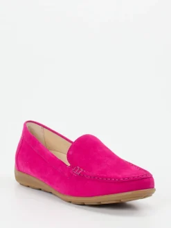 Gabor Comfort – Slipper aus Veloursleder pink