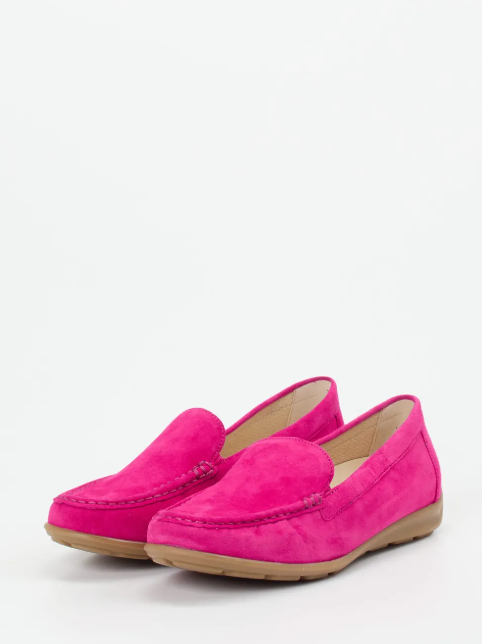 Gabor Comfort – Slipper aus Veloursleder pink