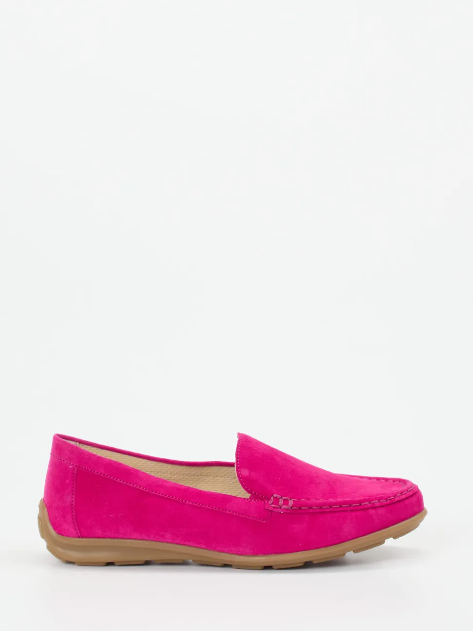 Gabor Comfort – Slipper aus Veloursleder pink