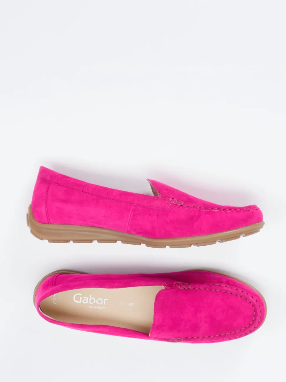 Gabor Comfort – Slipper aus Veloursleder pink