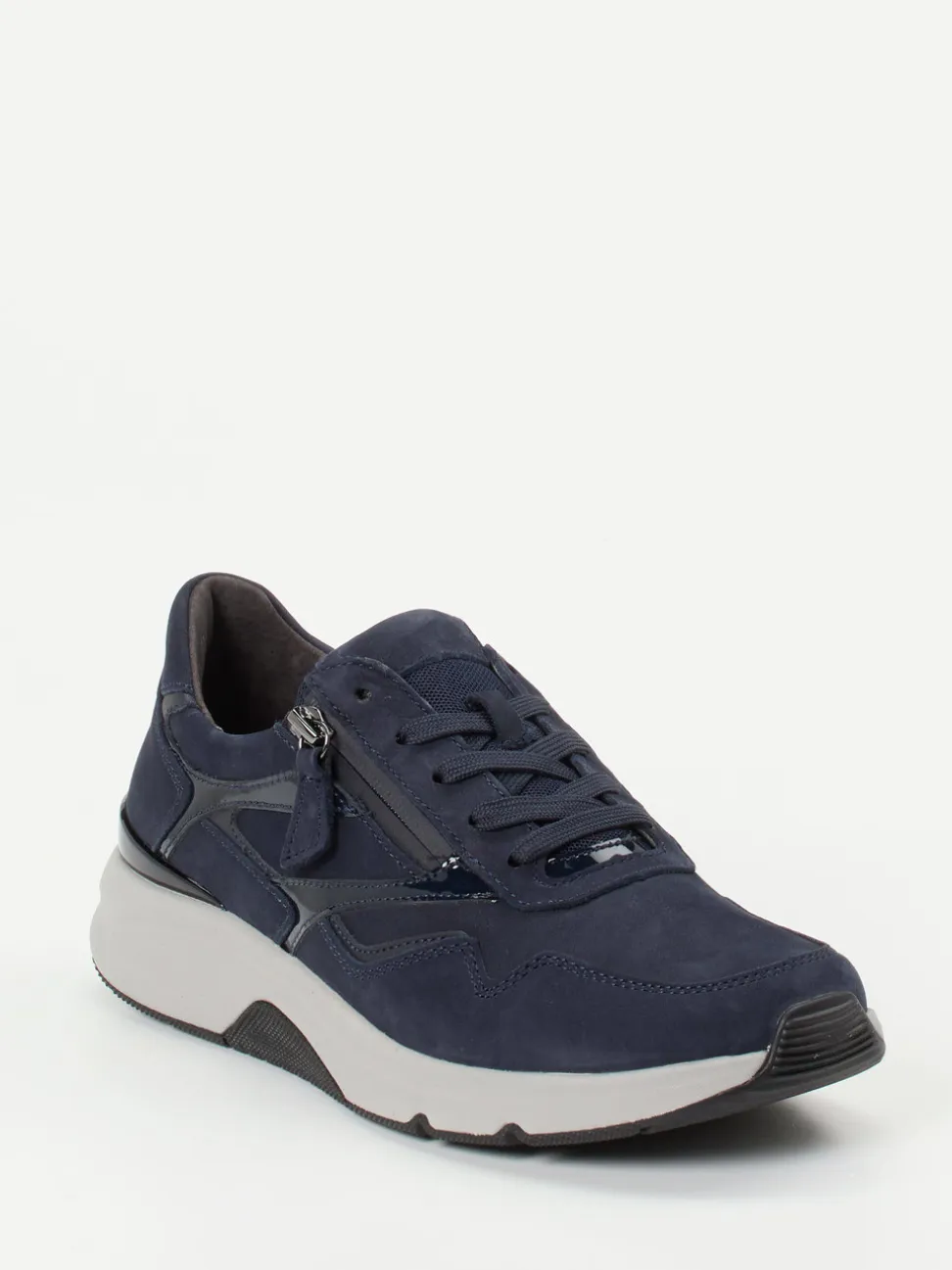 Gabor Comfort – Sneaker aus Nubukleder in Marineblau