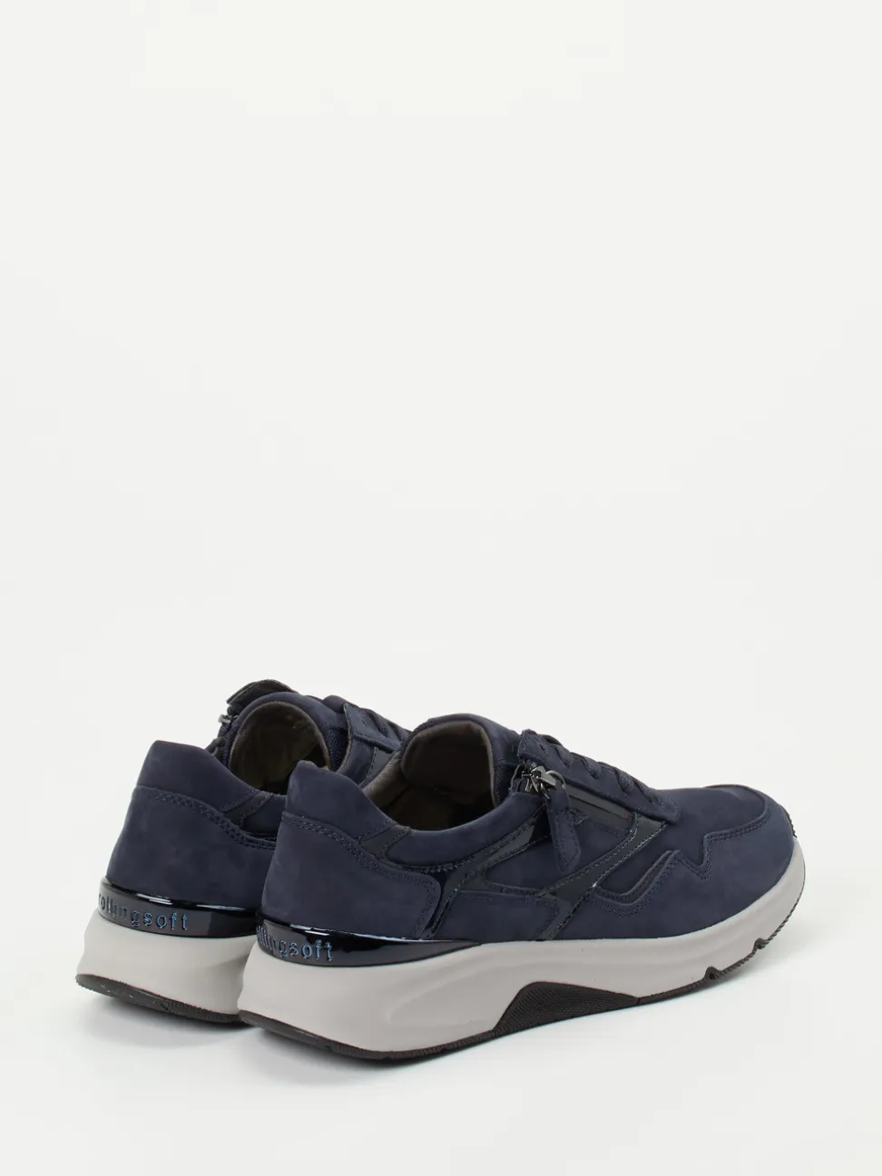 Gabor Comfort – Sneaker aus Nubukleder in Marineblau