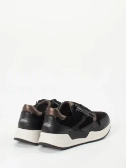 Gabor Comfort – Sneaker aus Velourleder in Schwarz
