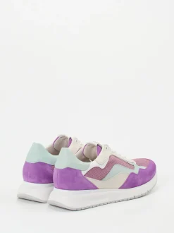 Gabor Comfort – Sneaker aus Veloursleder Flieder