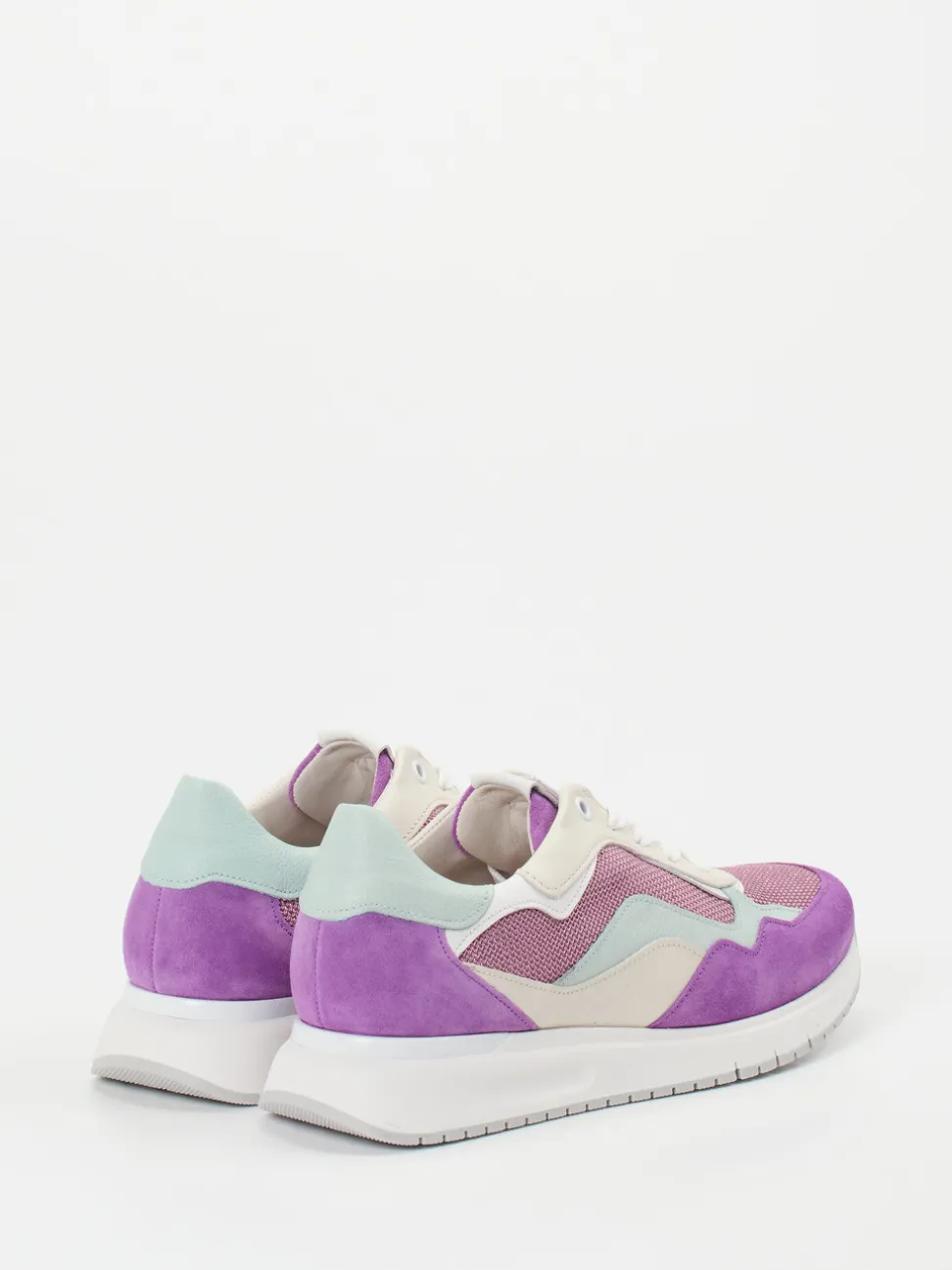 Gabor Comfort – Sneaker aus Veloursleder Flieder