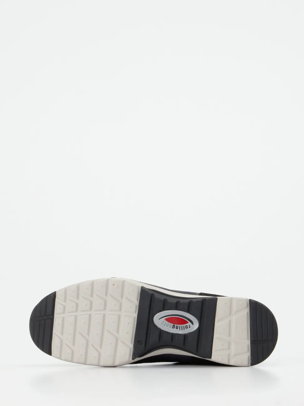 Gabor Comfort – Sneaker aus Metallicleder in Blau