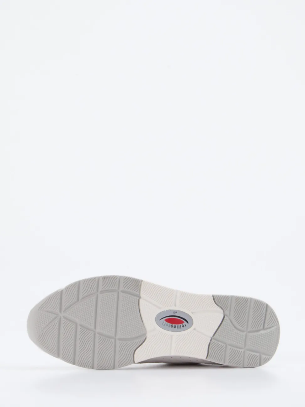 Gabor Comfort – Sneaker aus Kalbleder in Offwhite