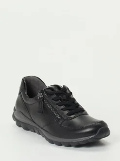 Gabor Comfort – Sneaker aus Kalbleder schwarz
