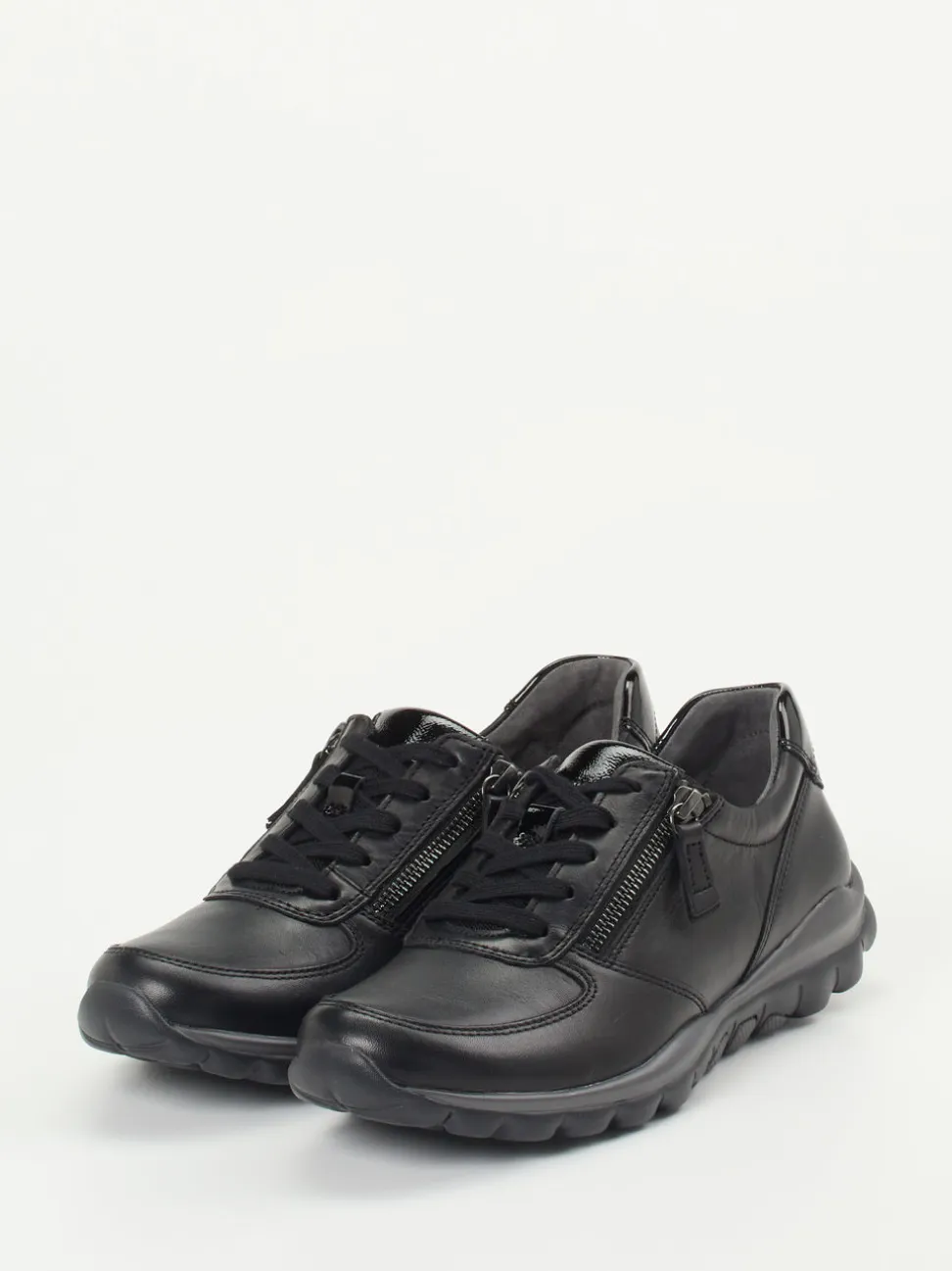 Gabor Comfort – Sneaker aus Kalbleder schwarz