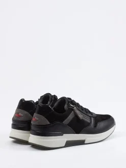 Gabor Comfort – Sneaker aus Veloursleder schwarz