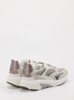 Gabor Comfort – Sneaker aus Velour und Textil Beige