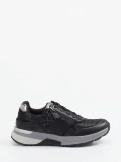 Gabor Comfort – Sneaker aus Stretch mit Animal-Print