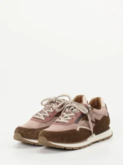 Gabor Comfort – Sneaker aus Veloursleder Altrosa