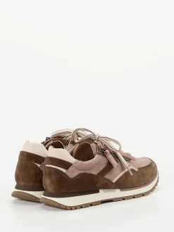Gabor Comfort – Sneaker aus Veloursleder Altrosa