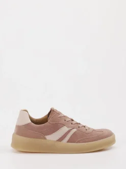 Gabor Comfort – Sneaker aus Veloursleder altrosé