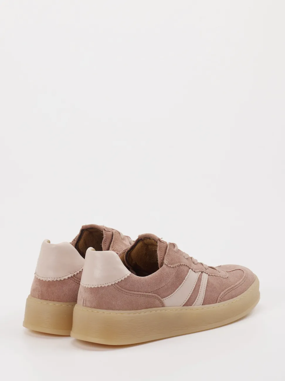 Gabor Comfort – Sneaker aus Veloursleder altrosé