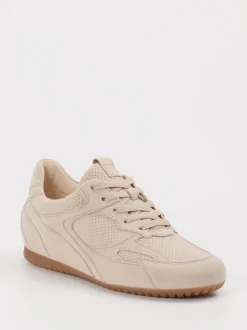 Gabor Comfort – Sneaker aus Veloursleder beige