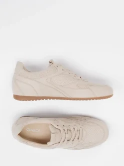 Gabor Comfort – Sneaker aus Veloursleder beige