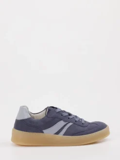 Gabor Comfort – Sneaker aus Veloursleder blaugrau