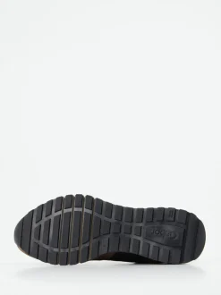 Gabor Comfort – Sneaker aus Veloursleder Oliv-Metallic