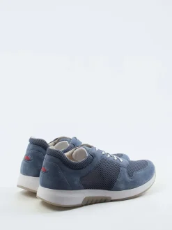 Gabor Comfort – Sneaker aus Veloursleder jeansblau