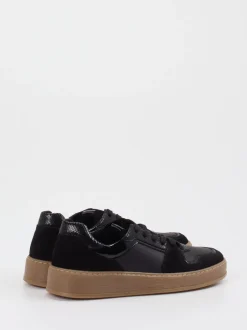 Gabor Comfort – Sneaker aus Velour/Leder Schwarz