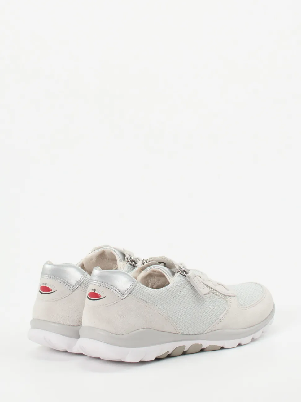 Gabor Comfort – Sneaker aus Veloursleder in Hellbeige