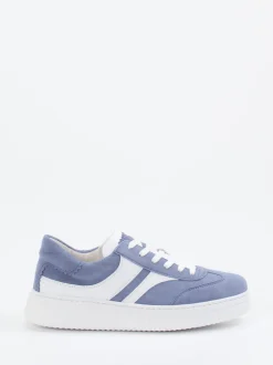 Gabor Comfort – Sneaker aus Veloursleder jeansblau