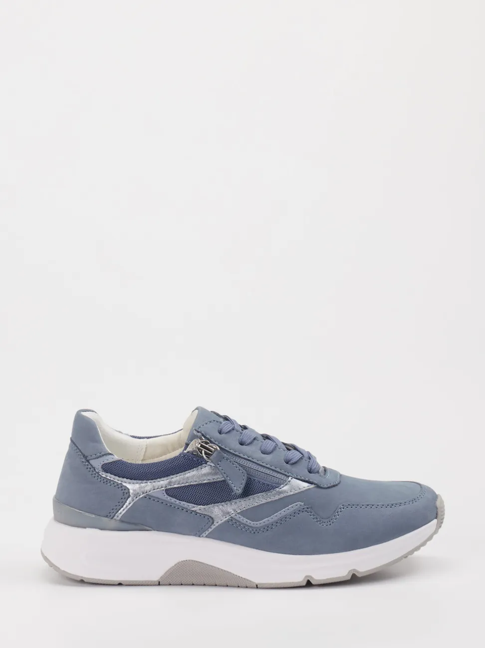 Gabor Comfort – Sneaker aus Nubukleder Jeansblau