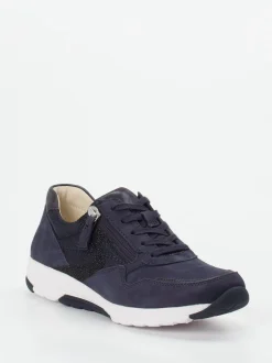 Gabor Comfort – Sneaker aus Nubukleder Dunkelblau