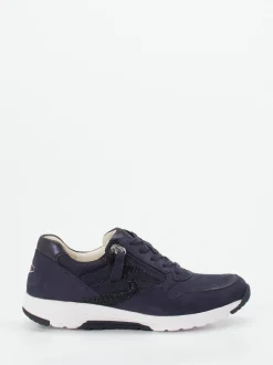 Gabor Comfort – Sneaker aus Nubukleder Dunkelblau