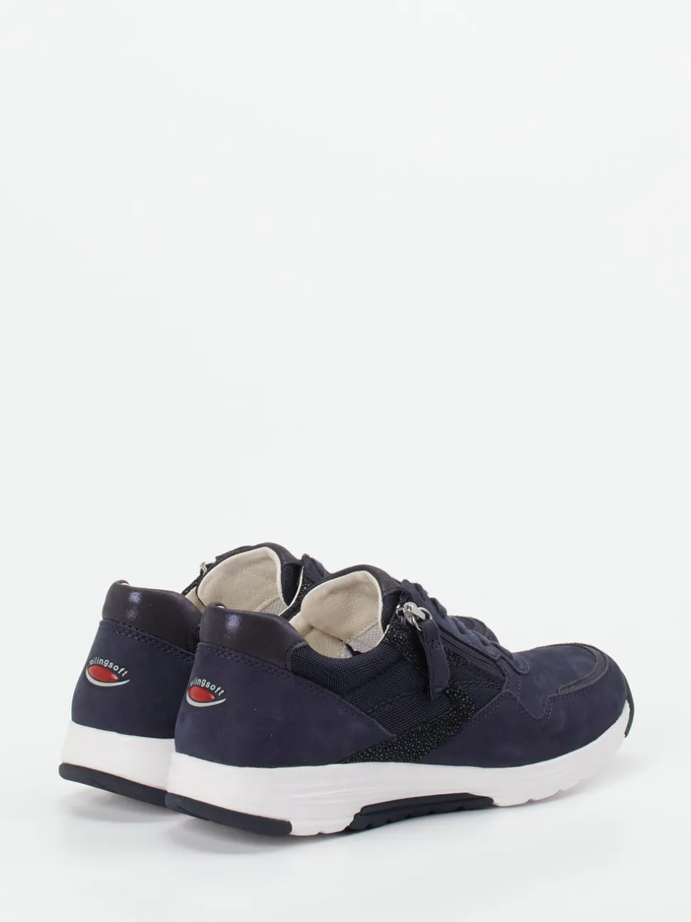 Gabor Comfort – Sneaker aus Nubukleder Dunkelblau