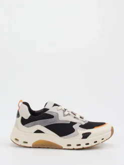 Gabor Comfort – Sneaker aus Kalbleder mit Mesh-Einsätzen