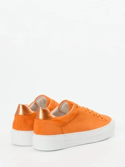 Gabor Comfort – Sneaker aus Veloursleder Orange