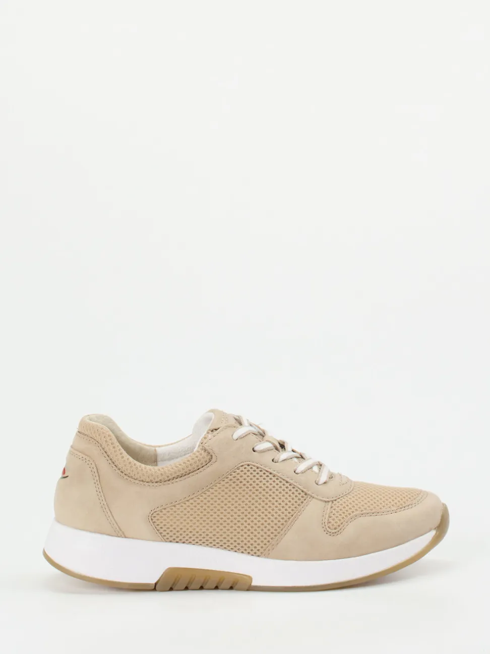Gabor Comfort – Sneaker aus Nubukleder beige