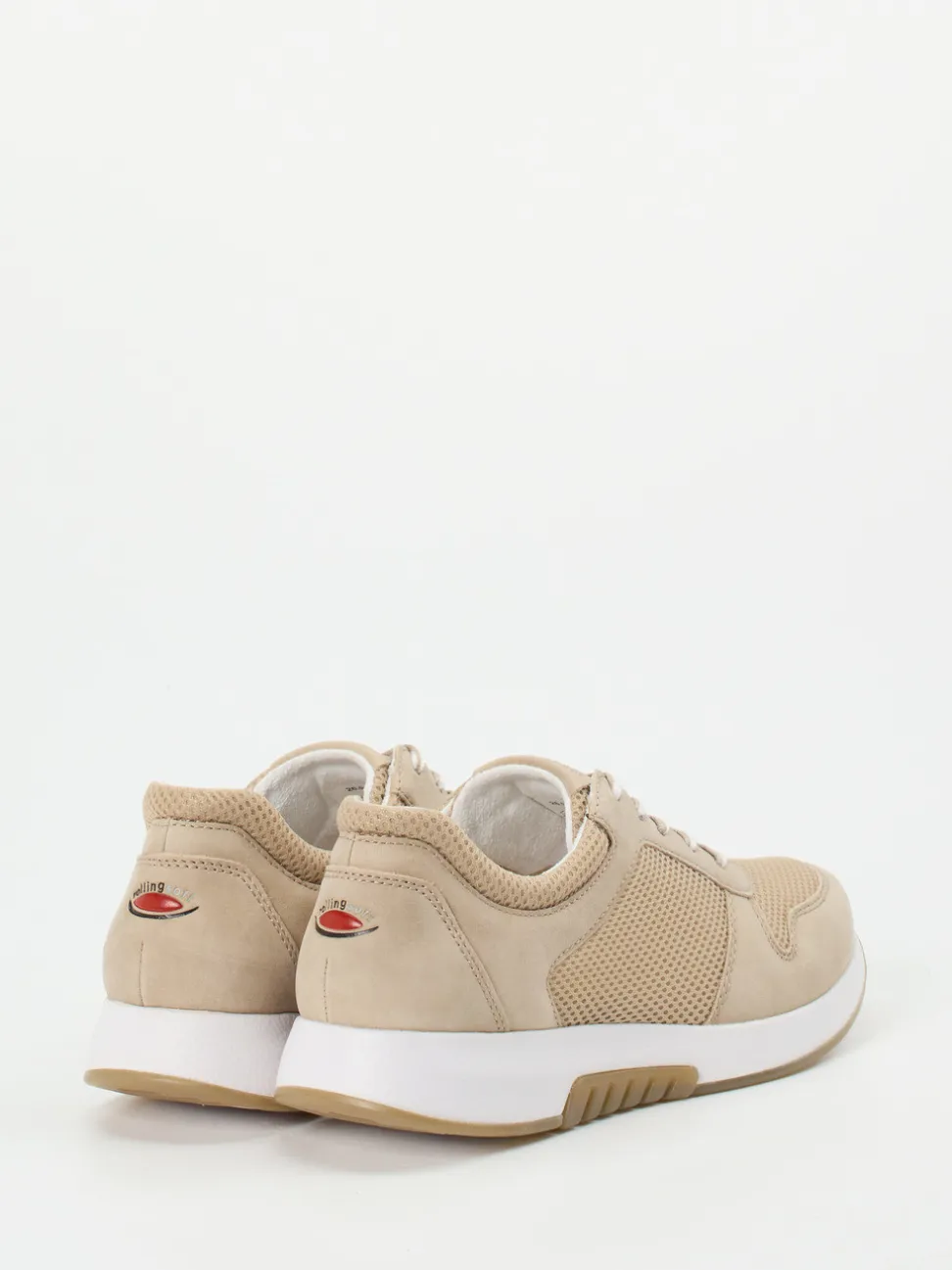 Gabor Comfort – Sneaker aus Nubukleder beige