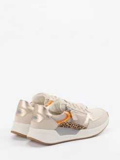 Gabor Comfort – Sneaker aus Veloursleder beige