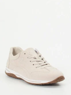 Gabor Comfort – Sneaker aus Nubukleder in Beige