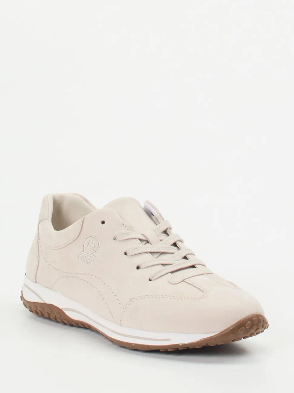 Gabor Comfort – Sneaker aus Nubukleder in Beige