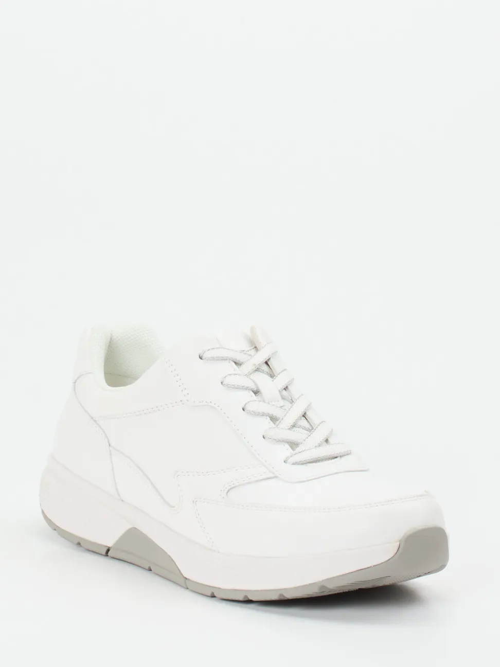 Gabor Comfort – Sneaker aus Kalbleder Offwhite