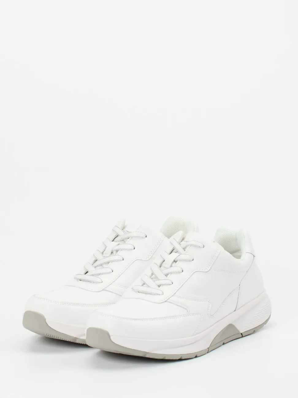 Gabor Comfort – Sneaker aus Kalbleder Offwhite
