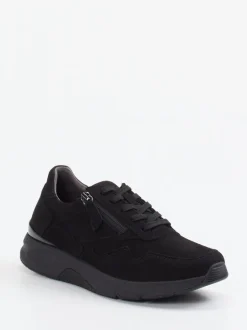 Gabor Comfort – Sneaker aus Nubukleder Schwarz