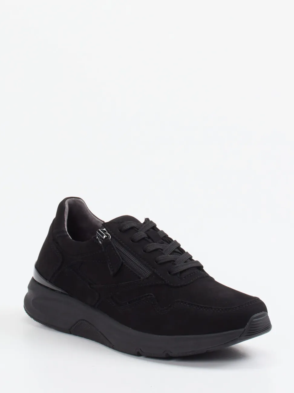 Gabor Comfort – Sneaker aus Nubukleder Schwarz