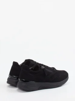 Gabor Comfort – Sneaker aus Nubukleder Schwarz
