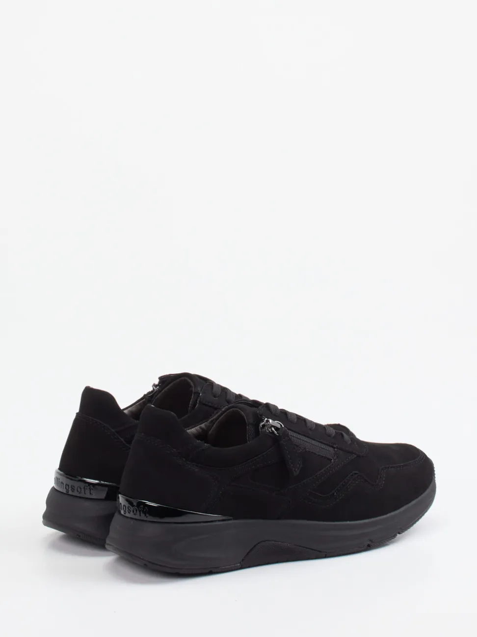 Gabor Comfort – Sneaker aus Nubukleder Schwarz